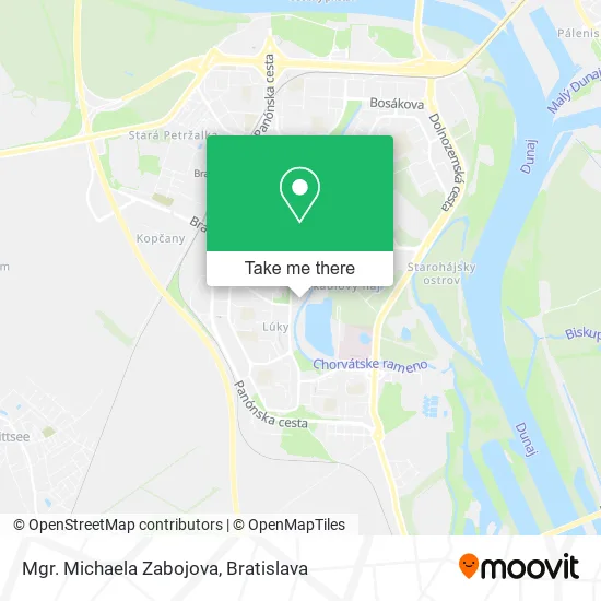 Mgr. Michaela Zabojova map