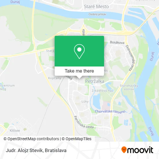 Judr. Alojz Stevik map