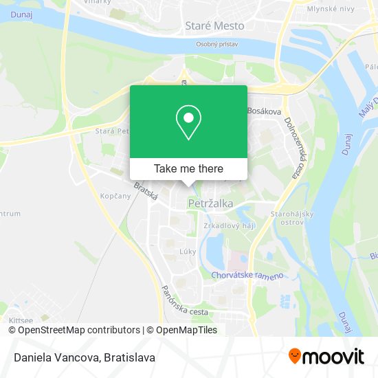 Daniela Vancova map