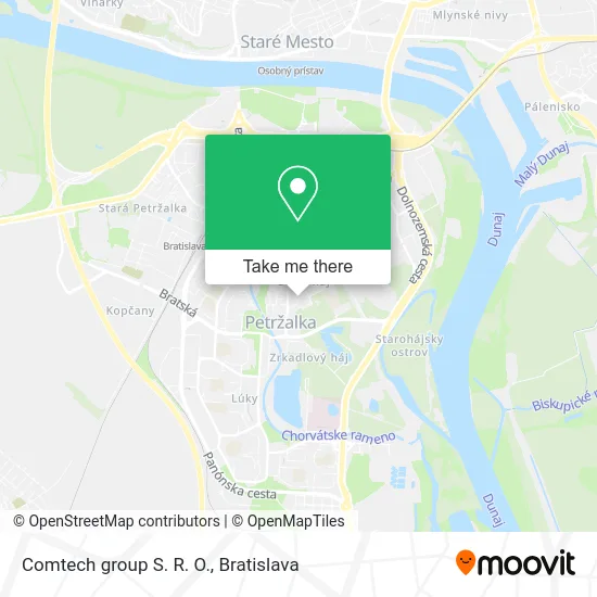 Comtech group S. R. O. map