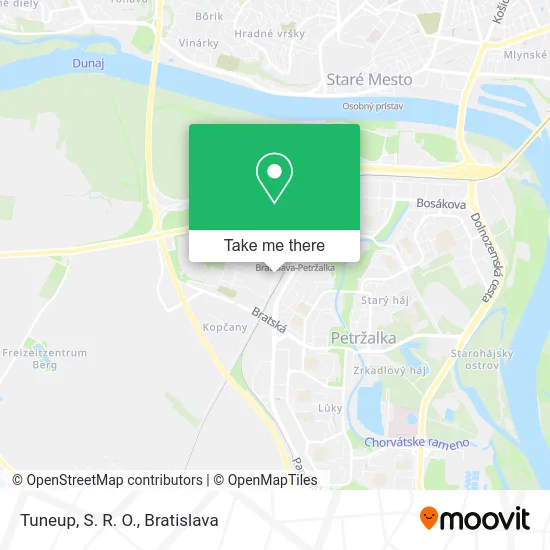 Tuneup, S. R. O. map