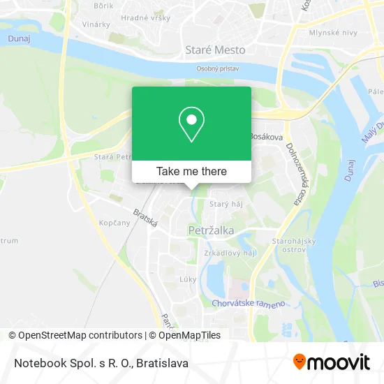 Notebook Spol. s R. O. map