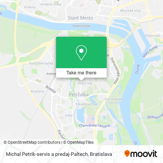 Michal Petrik-servis a predaj-Paltech map