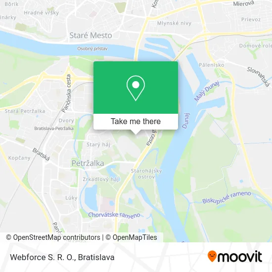 Webforce S. R. O. map