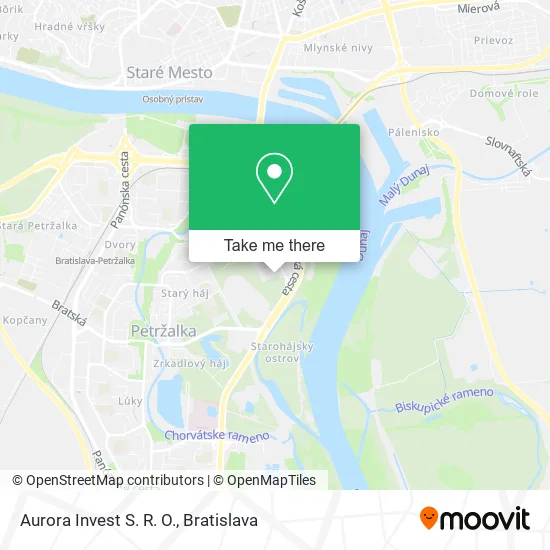 Aurora Invest S. R. O. map