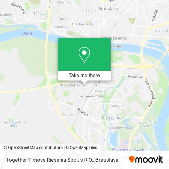 Together Timove Riesenia Spol. s R.O. map