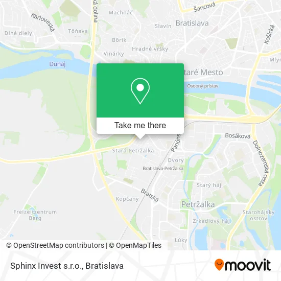 Sphinx Invest s.r.o. map