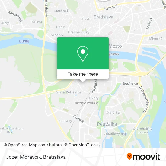 Jozef Moravcik map