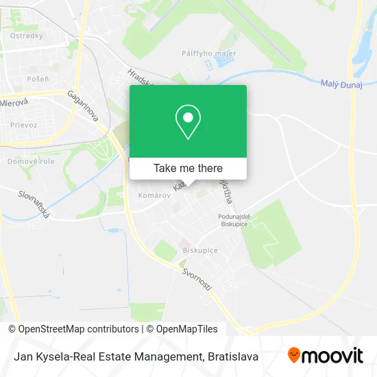 Jan Kysela-Real Estate Management map