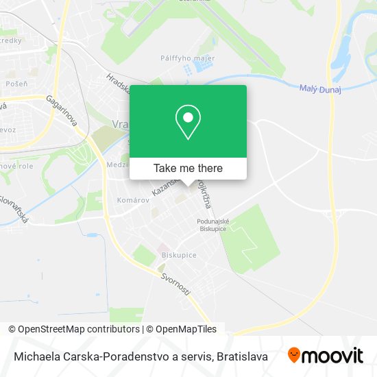 Michaela Carska-Poradenstvo a servis map