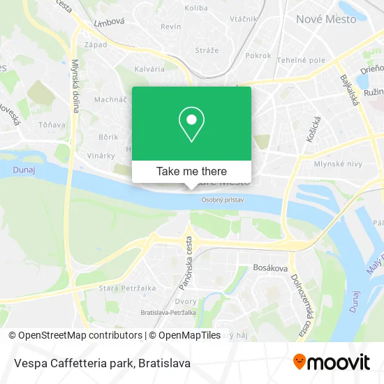 Vespa Caffetteria park map