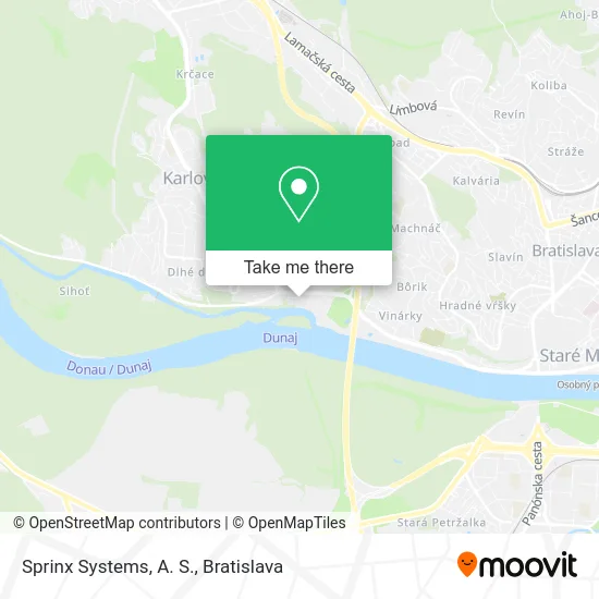 Sprinx Systems, A. S. map