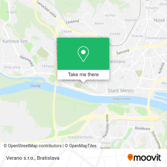 Verano s.r.o. map