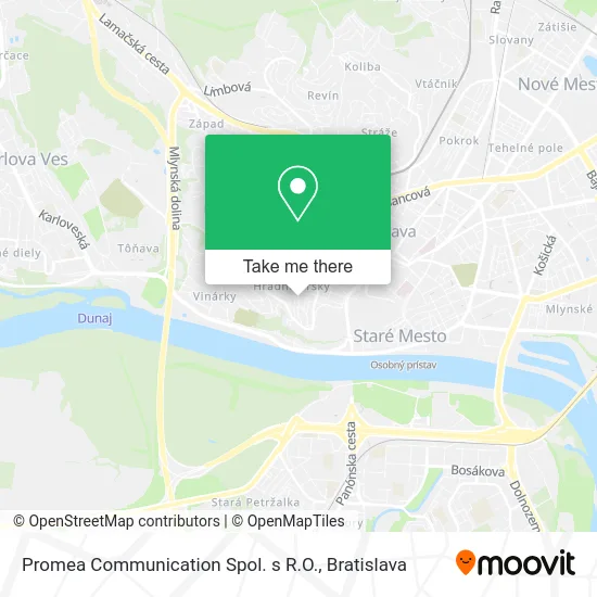 Promea Communication Spol. s R.O. map