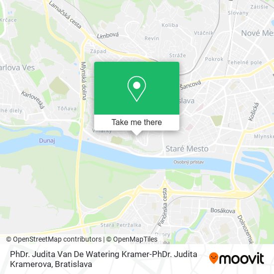 PhDr. Judita Van De Watering Kramer-PhDr. Judita Kramerova map