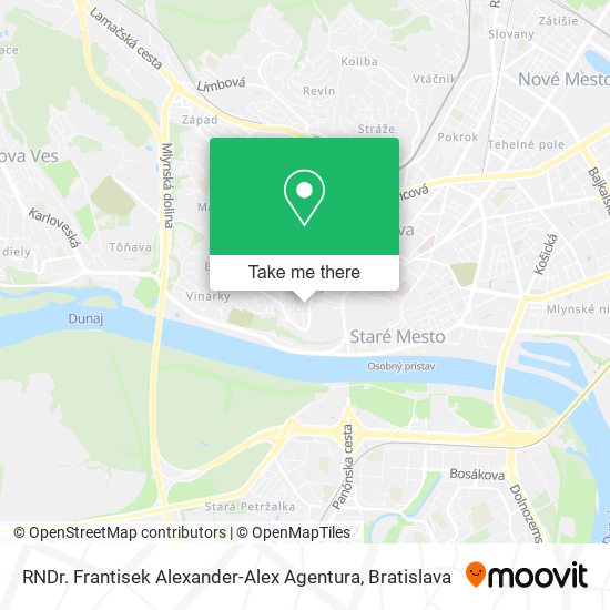 RNDr. Frantisek Alexander-Alex Agentura map