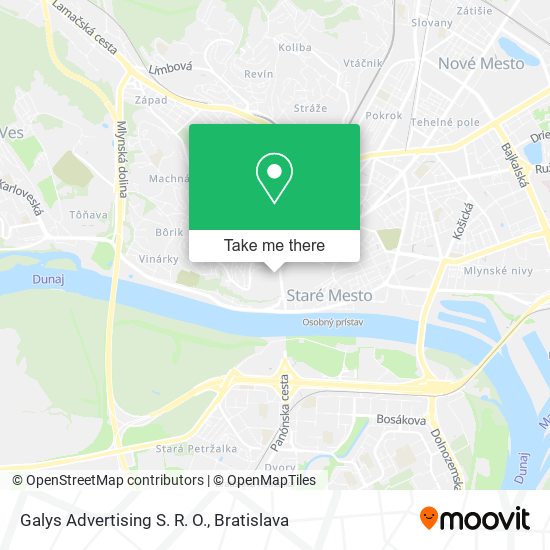 Galys Advertising S. R. O. map