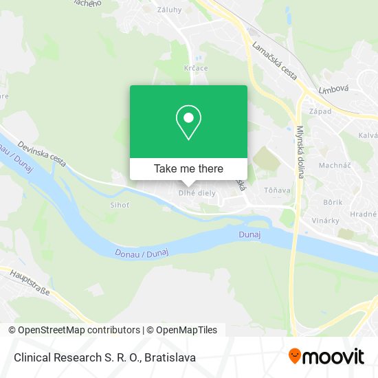 Clinical Research S. R. O. map