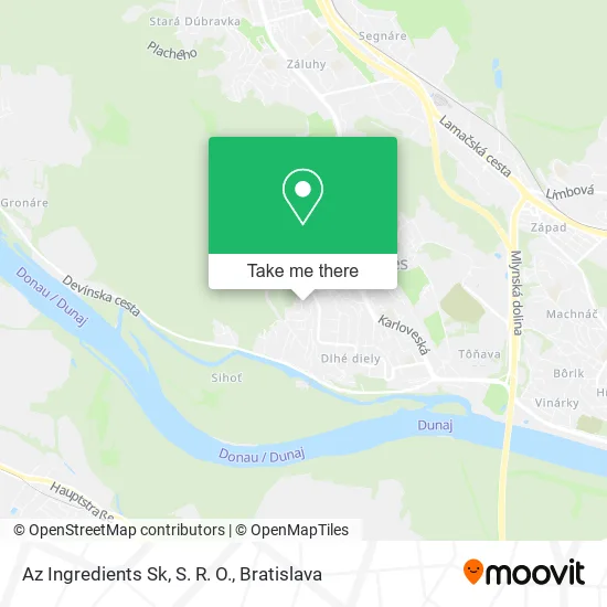 Az Ingredients Sk, S. R. O. map