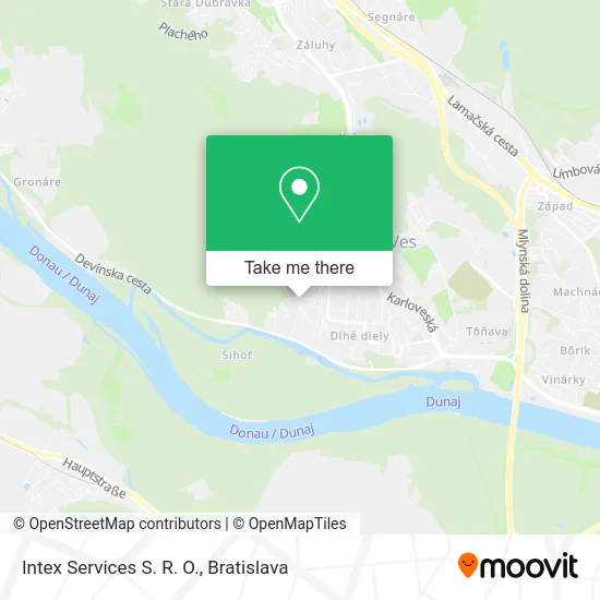 Intex Services S. R. O. map