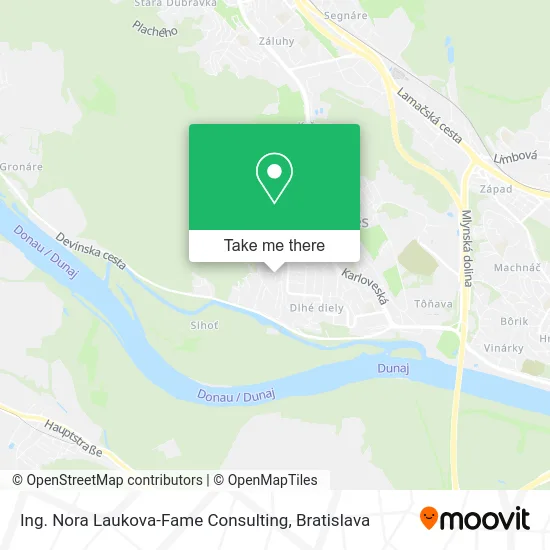 Ing. Nora Laukova-Fame Consulting map