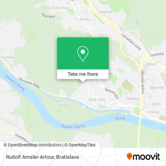 Rudolf Amsler-Artour map