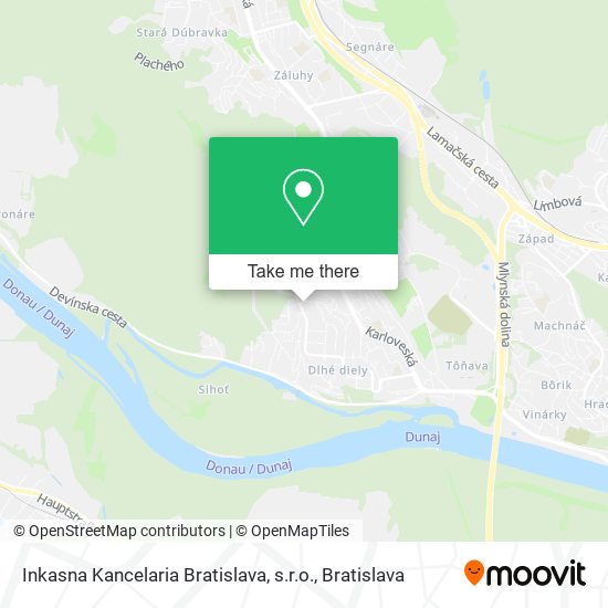 Inkasna Kancelaria Bratislava, s.r.o. map