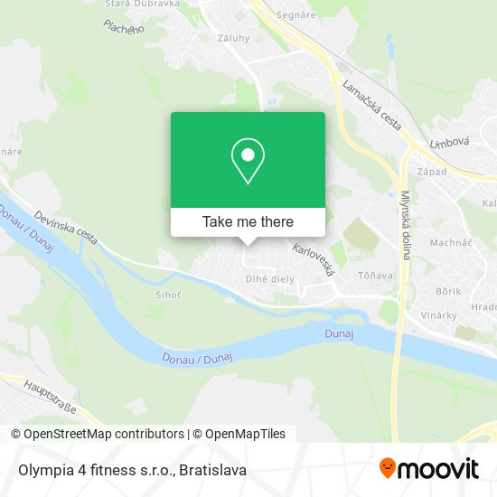 Olympia 4 fitness s.r.o. map
