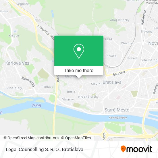 Legal Counselling S. R. O. map