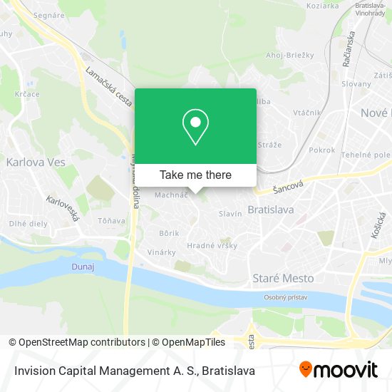 Invision Capital Management A. S. map