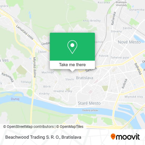 Beachwood Trading S. R. O. map