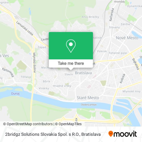 2bridgz Solutions Slovakia Spol. s R.O. map