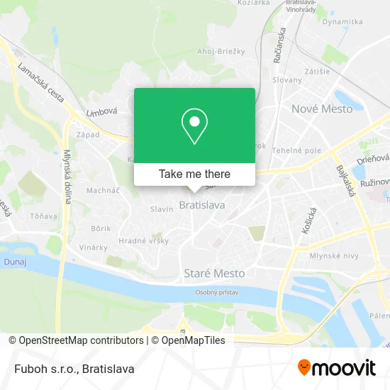 Fuboh s.r.o. map