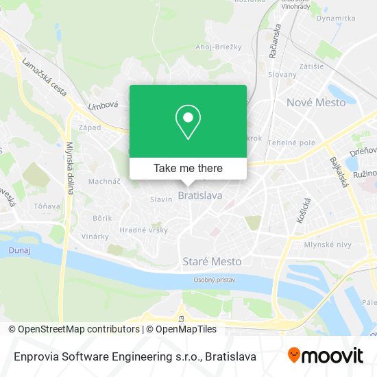 Enprovia Software Engineering s.r.o. map