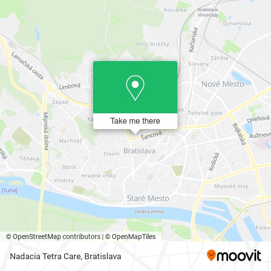 Nadacia Tetra Care map