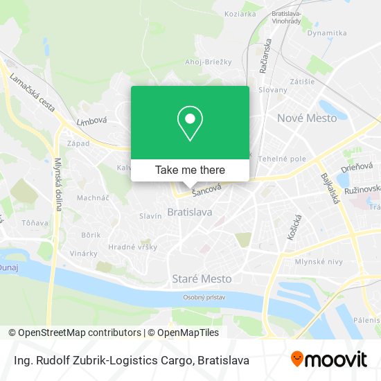 Ing. Rudolf Zubrik-Logistics Cargo map