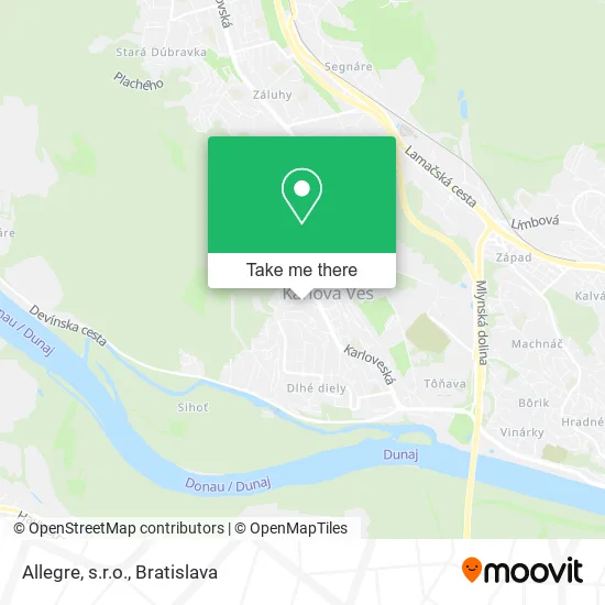 Allegre, s.r.o. map