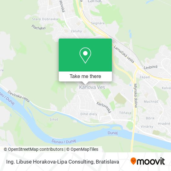 Ing. Libuse Horakova-Lipa Consulting map