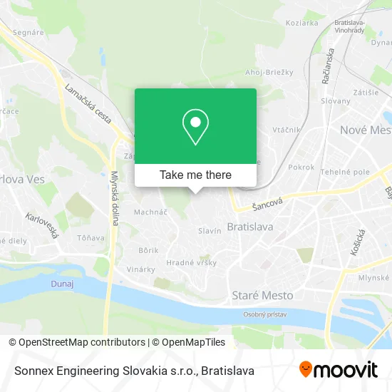Sonnex Engineering Slovakia s.r.o. map