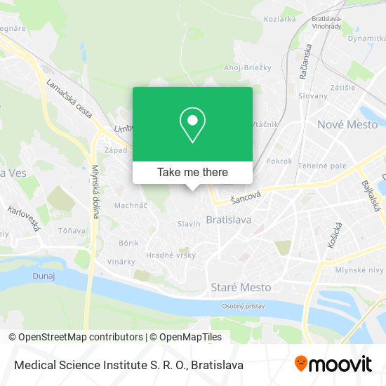 Medical Science Institute S. R. O. map