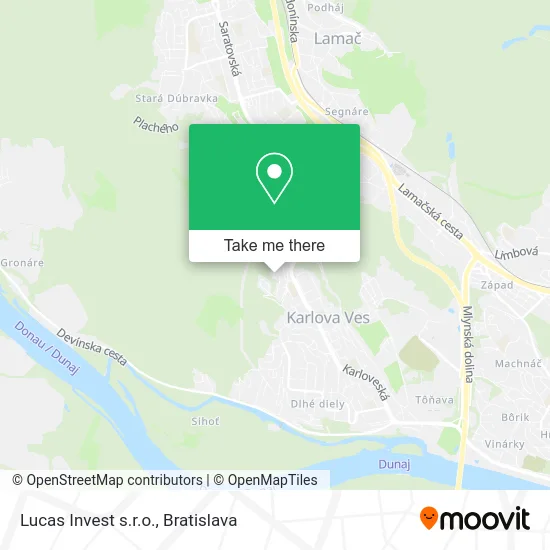 Lucas Invest s.r.o. map