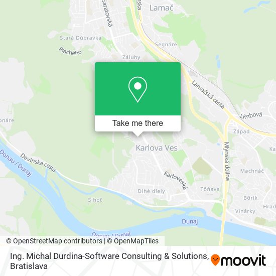 Ing. Michal Durdina-Software Consulting & Solutions map