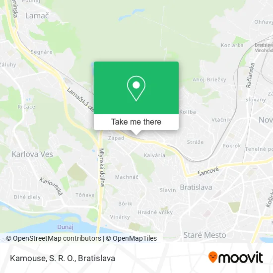 Kamouse, S. R. O. map
