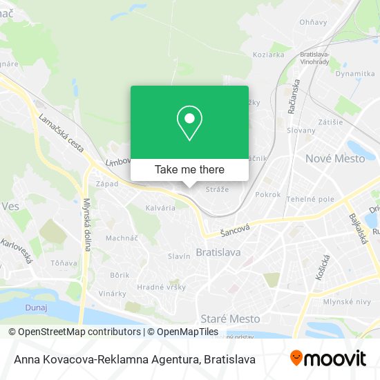 Anna Kovacova-Reklamna Agentura map