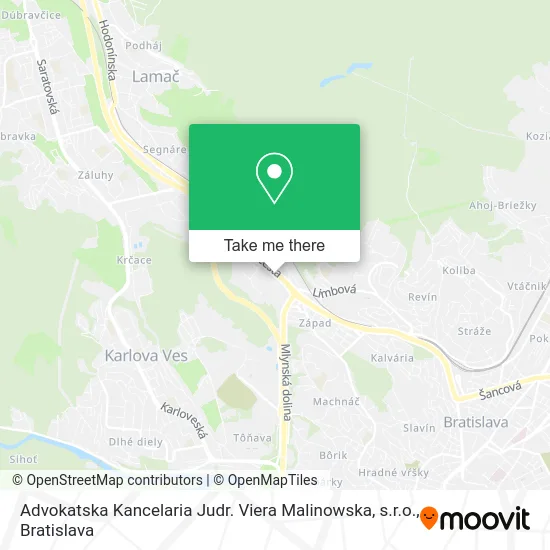 Advokatska Kancelaria Judr. Viera Malinowska, s.r.o. map