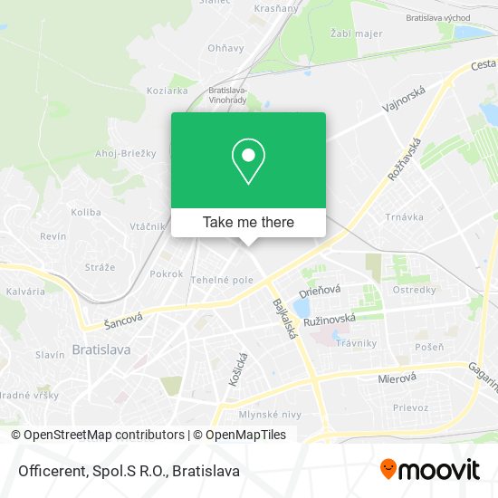 Officerent, Spol.S R.O. map