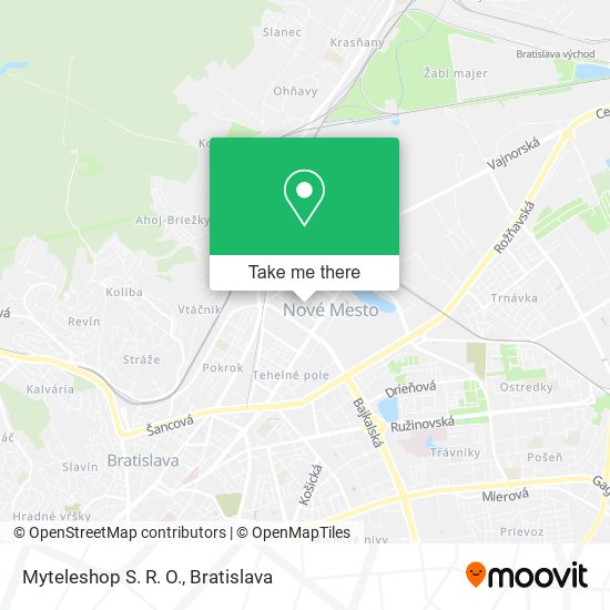 Myteleshop S. R. O. map