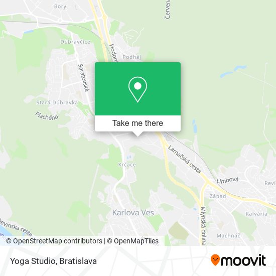 Yoga Studio map