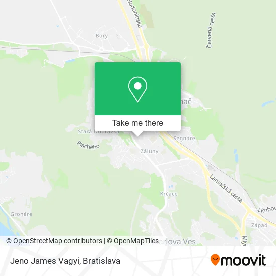 Jeno James Vagyi map