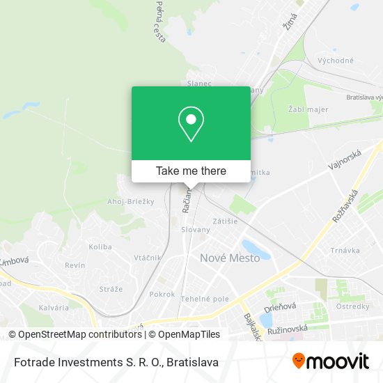 Fotrade Investments S. R. O. map